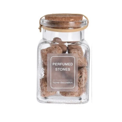 Afbeelding van Geurstenen in glas Sandalwood 180gr.