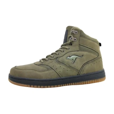 Afbeelding van KangaROOS K Watch Bliz hoge herentrainers warm gevoerd 81173 olijf