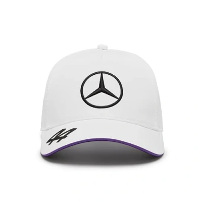 Afbeelding van Mercedes Lewis Hamilton Trucker Cap Wit 2024