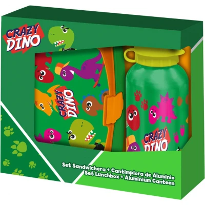 Afbeelding van Crazy Dino Lunchbox en Drinkfles 8435507838252