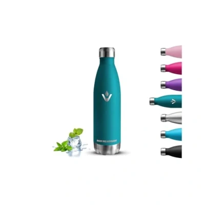 Afbeelding van 500 ml thermosfles, BPA vrij, kinderfles, lekvrij, roestvrijstalen fles, houdt 12 uur warm/24 koud, metalen fles voor scholen, kantoren