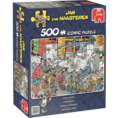 Afbeelding van Jan Van Haasteren Puzzel Snoepfabriek 500 Stukjes