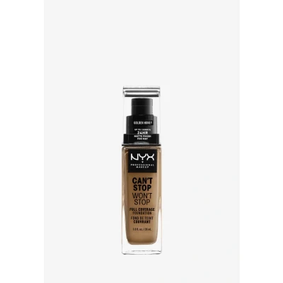Afbeelding van Nyx Professional Makeup CAN&#039;T STOP WON&#039;T Foundation Foundation, Dames, Maat: 30 ml, 14 golden honey
