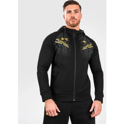 Afbeelding van Venum Replica Adrenaline Hoodies Sweater met rits, Heren, Maat: XXL, Black/gold