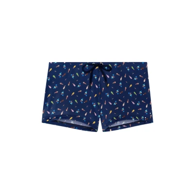 Afbeelding van HOM Summer Swim shorts Navy print mannen S