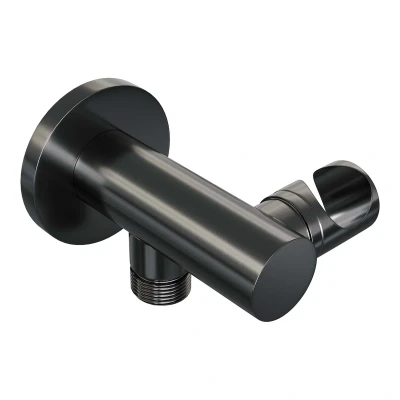 Afbeelding van Brauer gunmetal Edition Wandhouder handdouchehouder geïntegreerde wateruitlaat PVD geborsteld