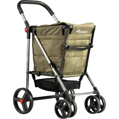 Afbeelding van Rolser Boodschappentrolley Basket Polar 4B Kaki