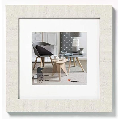 Image de Walther HO220V Home Cadre en bois, 20 x cm, blanc polaire