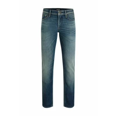 Afbeelding van Jack &amp; Jones Jjiclark Straight leg jeans, Heren, Maat: 28x30, Blue denim