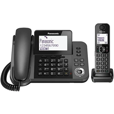 Image de Panasonic KX TGF310EX filaire/sans fil avec ID d&#039;appelant