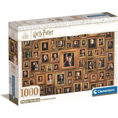Afbeelding van Clementoni Puzzel 1000 Stukjes Impossible Harry potter, Voor Volwassenen en Kinderen, 14 99 jaar, 39786 COMPACT BOX