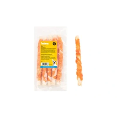 Afbeelding van Boomy Hondensnacks Rawhide sticks met kip 25cm 4st 400g