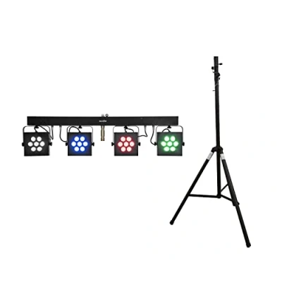 Afbeelding van Eurolite Set LED KLS 3002 + STV 40S WOT stalen statief, DJ accessoires