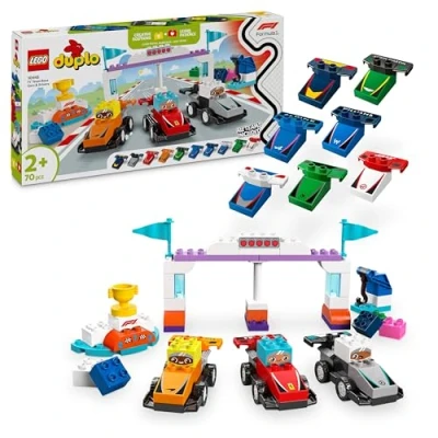 Image de LEGO® DUPLO® Town 10445 Voitures de course et pilotes d’une écurie F1®