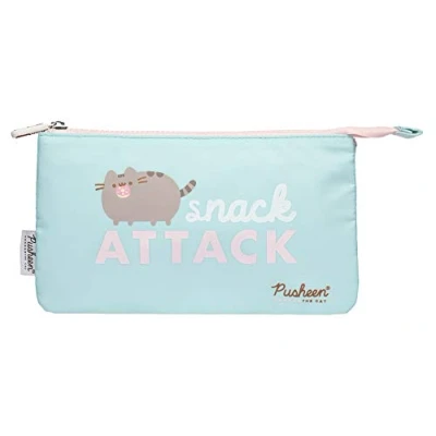 Afbeelding van Grupo Erik Pusheen Foodie Collection pennenetui, 3 vakken, 21,5 x 12 2 cm, Drievoudig vak,