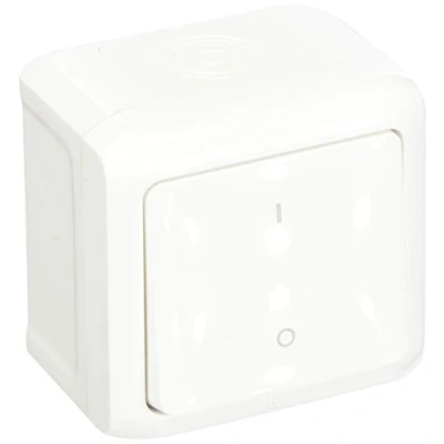 Afbeelding van Legrand, 782366 2 polige schakelaar spatwaterdicht (IP44) voor wandmontage