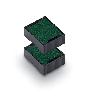 Afbeelding van Trodat 2 stuks 6/4921 reservekussens voor Printy 4921 stempelkleur groen afdruk 12 x mm