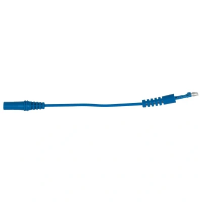 Afbeelding van KS Tools, Meetlijn, 4,0 mm ingangsbus naar testadapterstekker rond (blauw)