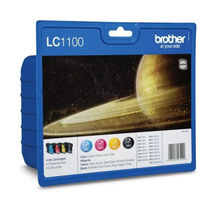 Image de Brother Lc1100valbp Blister Noir Cyan Magenta Jaune