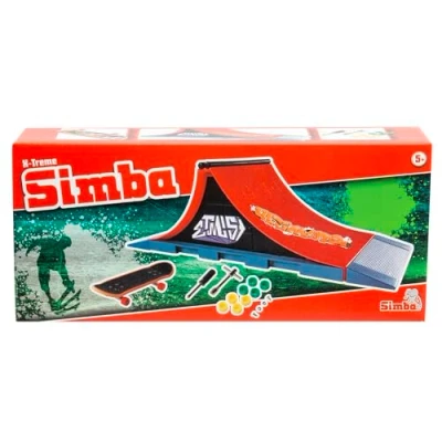 Afbeelding van Simba Ultimate 103304654 Skateboardhelling 27 x 10 9 cm, 8 reservewielen, 2 gereedschappen, schroeven en moeren, vanaf 5 jaar