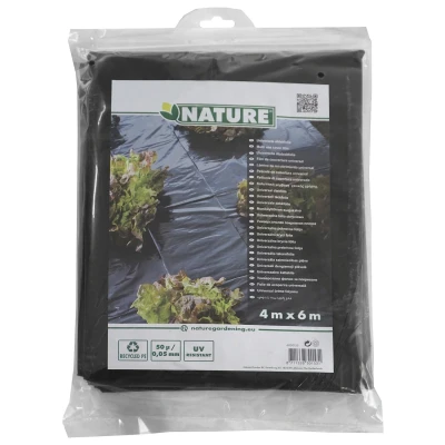 Afbeelding van Nature Afdekzeil 50 Micron Dekkleed 4x6 m Zwart