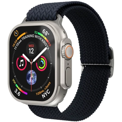 Afbeelding van Vonmählen Woven Loop bandje voor de Apple Watch 38/40/41/42 mm Navy