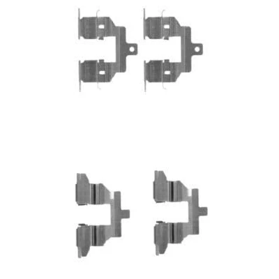 Afbeelding van HELLA 8DZ 355 203 791 Accessoireset, schijfremblok NISSAN: Qashqai / Qashqai+2 I Van, I, X Trail