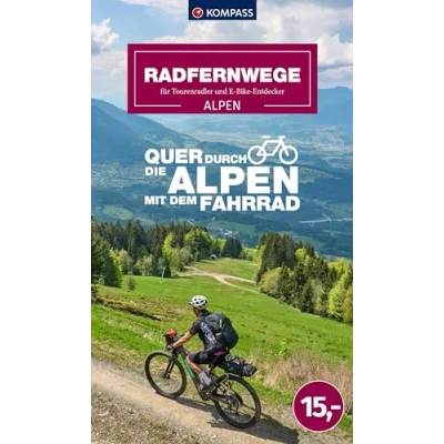 Afbeelding van Kompass FA6111 Radfernwege quer durch die Alpen
