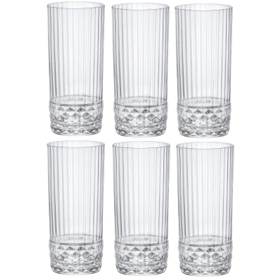 Afbeelding van Bormioli Rocco Longdrinkglazen America 20&#039;s 490 ml 6 Stuks