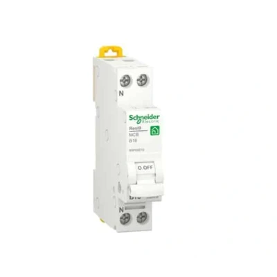 Afbeelding van Installatieautomaat 1P+N 16A B Karakteristiek 6000A Resi9 Schneider Electric R9P09616