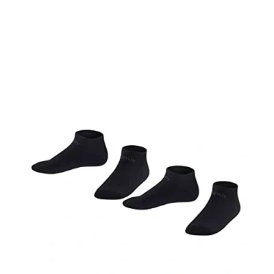 Afbeelding van Esprit FOOT LOGO 2PACK Sneaker Socks UNI Sokken voor kinderen, Maat: 35 38, Black