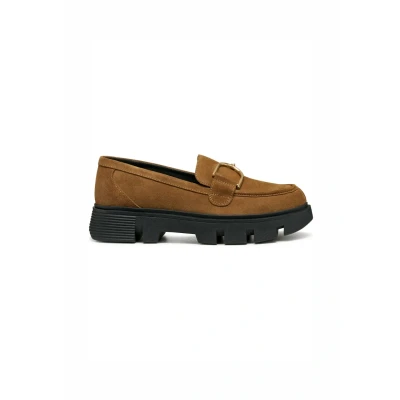 Afbeelding van Geox Vilde, Moccassins, Dames, Maat: 36, bruin