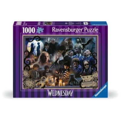 Afbeelding van Ravensburger puzzel Wednesday Legpuzzel 1000 stukjes
