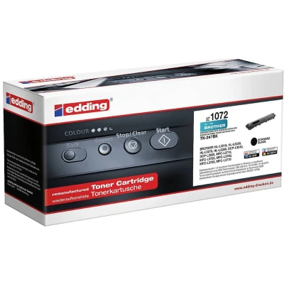 Afbeelding van Edding Toner vervangt Brother TN 247BK Compatibel Zwart 3000 bladzijden EDD 1072 18