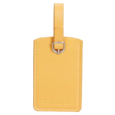 Afbeelding van Samsonite Travel Accessories Bagagelabel Set Van 2 Lichtgeel