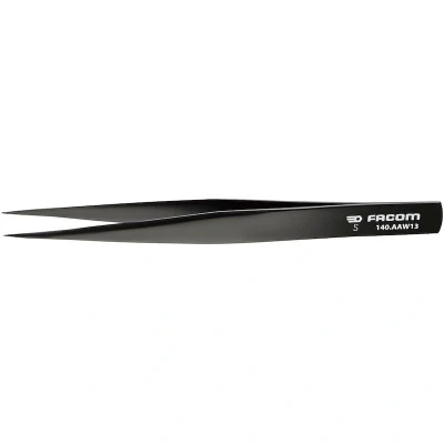 Image de FACOM 140.AAW13 pincette noire antireflet, carbure d&#039;acier 130 mm