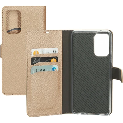 Afbeelding van Mobiparts Saffiano Wallet Case Samsung Galaxy A72 (2021) 4G/5G Copper