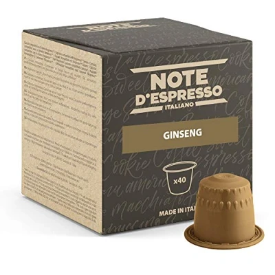 Afbeelding van Note d&#039;Espresso Ginseng capsules uitsluitend compatibel met Nespresso* 40 x 4,3 g