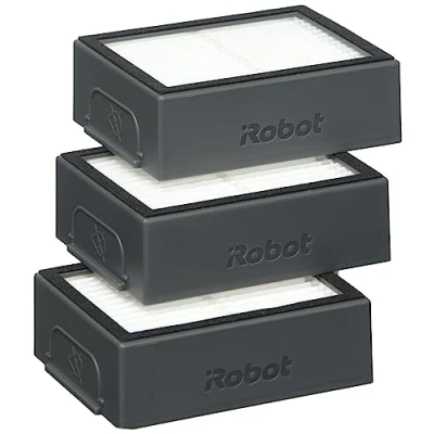 Afbeelding van irobot 4624876 stofzuigerfilter filter 3 pack, geschikt voor roomba e &amp; i series
