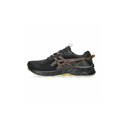 Afbeelding van Asics Gelventure 10 Trail hardloopschoenen, Dames, Maat: 42, Black brown stone Imitatieleer/ textiel