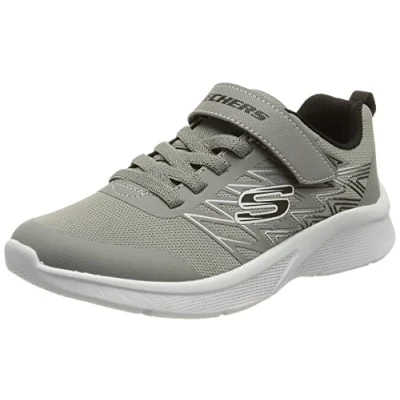 Afbeelding van Skechers MICROSPEC TEXLOR Sneakers voor jongens, Textielbekleding zwart grijs
