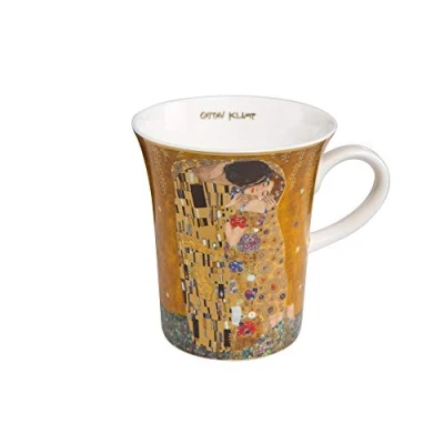 Afbeelding van Goebel Gustav Klimt Koffie / Thee Mok De Kus Beker porselein 500ml met echt goud