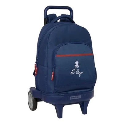 Afbeelding van Schoolrugzak met Wielen El Pulpo Marineblauw 33 x 45 22 cm