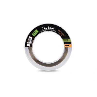 Afbeelding van Fox Illusion Fluorocarbon Leader Naturals Green 40lb (50m) Leaders