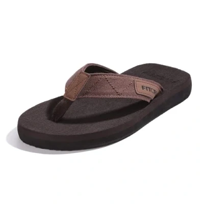 Afbeelding van FITORY Comfortabele slippers voor heren, strand, zwembad, Bruin