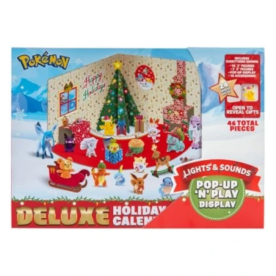 Afbeelding van Adventskalender Pokémon Deluxe met licht en geluid