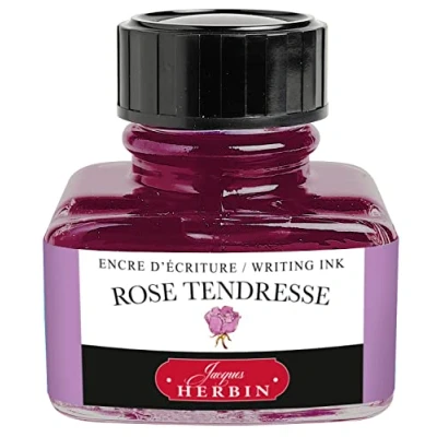 Afbeelding van Jacques Herbin 13061T inktfles voor vulpen en balpen, 30 ml, tender roze