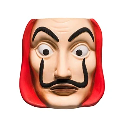 Afbeelding van Erik® 3D Mok La Casa de Papel, officieel gelicentieerd Keramische Mok, 330 ml Originele Papel cadeau, Humor Geek