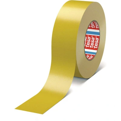 Afbeelding van Tesa 4688 ducttape geel 50mm x 50m