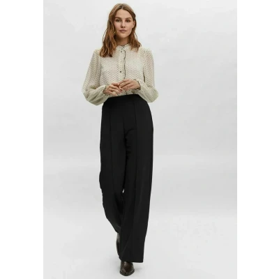 Afbeelding van Vero Moda Becky High Waist Wide Broek Dames Maat XXL X L34